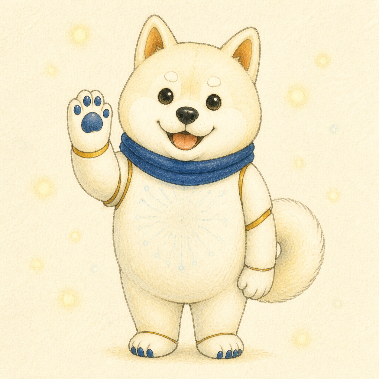 マスコットキャラクターのイヌえもん